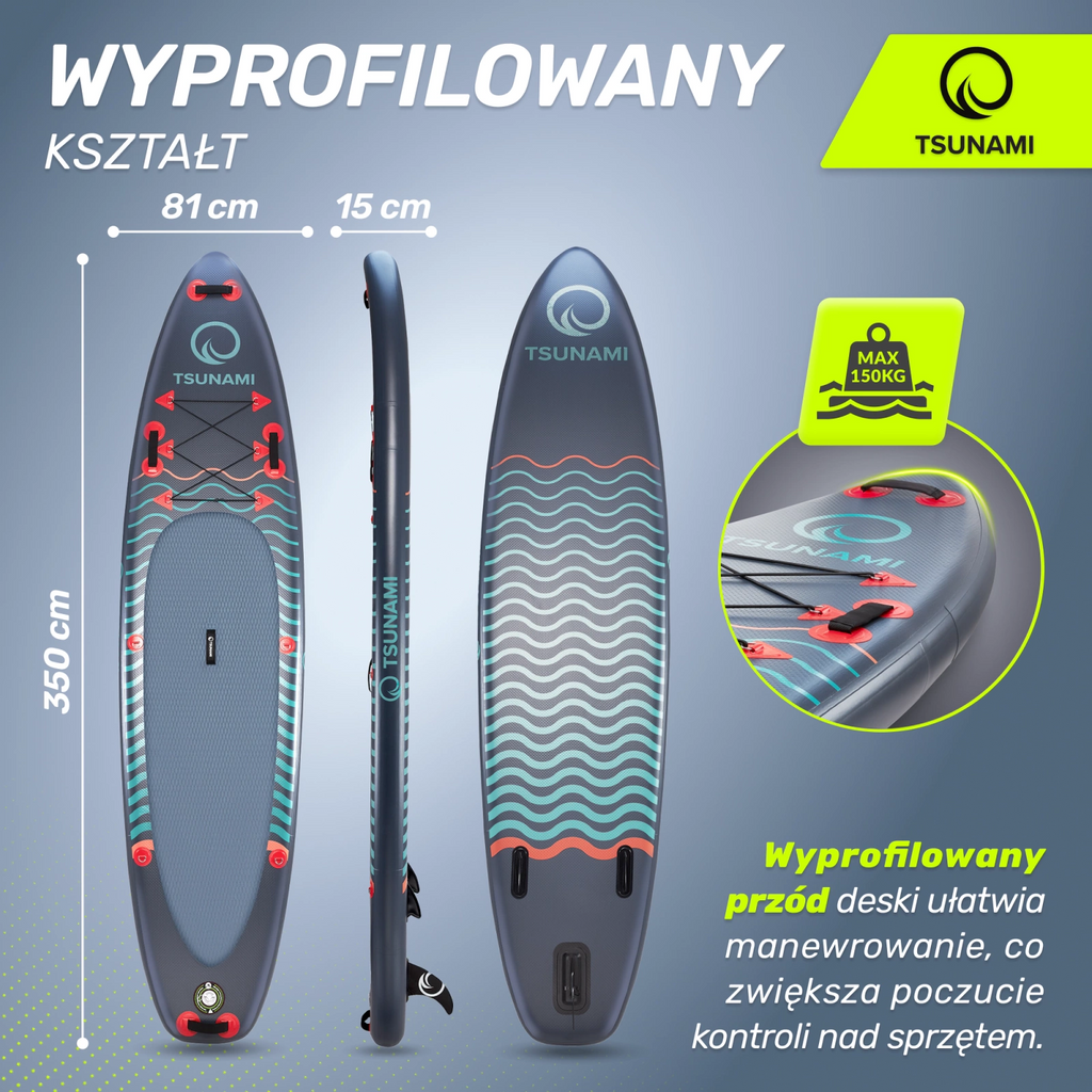 Deska SUP PRO  paddle board 350 cm T10