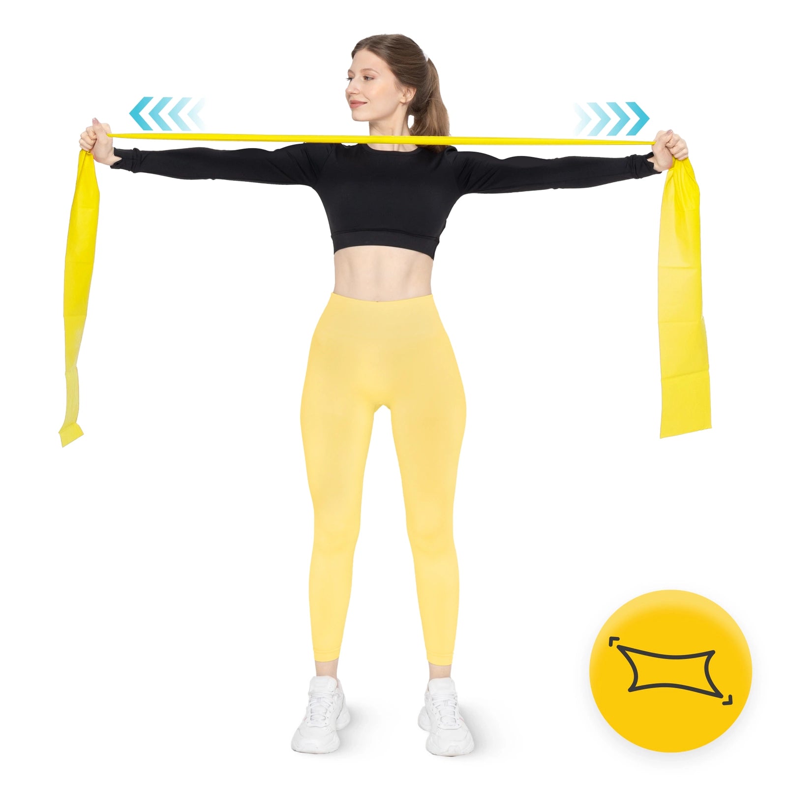 Taśma rehabilitacyjna FLAT BAND 1-2 kg