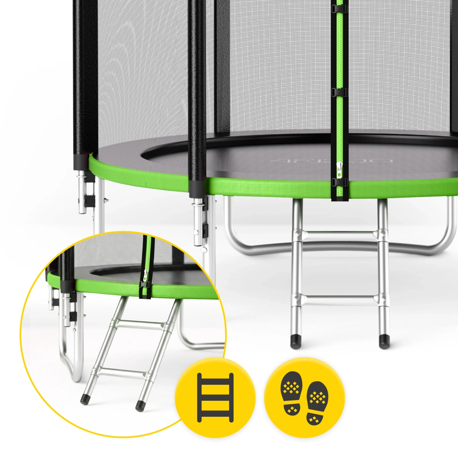 Trampolina ogrodowa dla dzieci CLASSIC 252cm 8FT