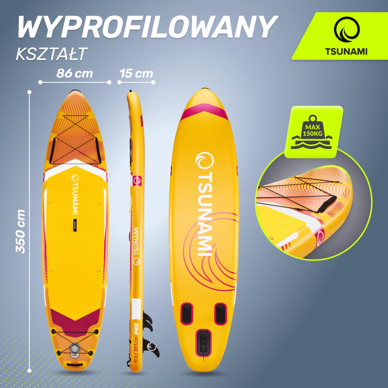 Deska SUP  paddle board 320 cm T08
