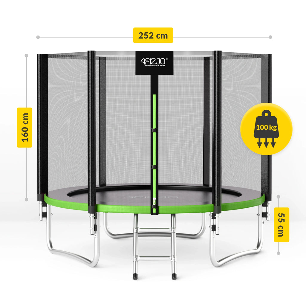Trampolina ogrodowa dla dzieci CLASSIC 252cm 8FT