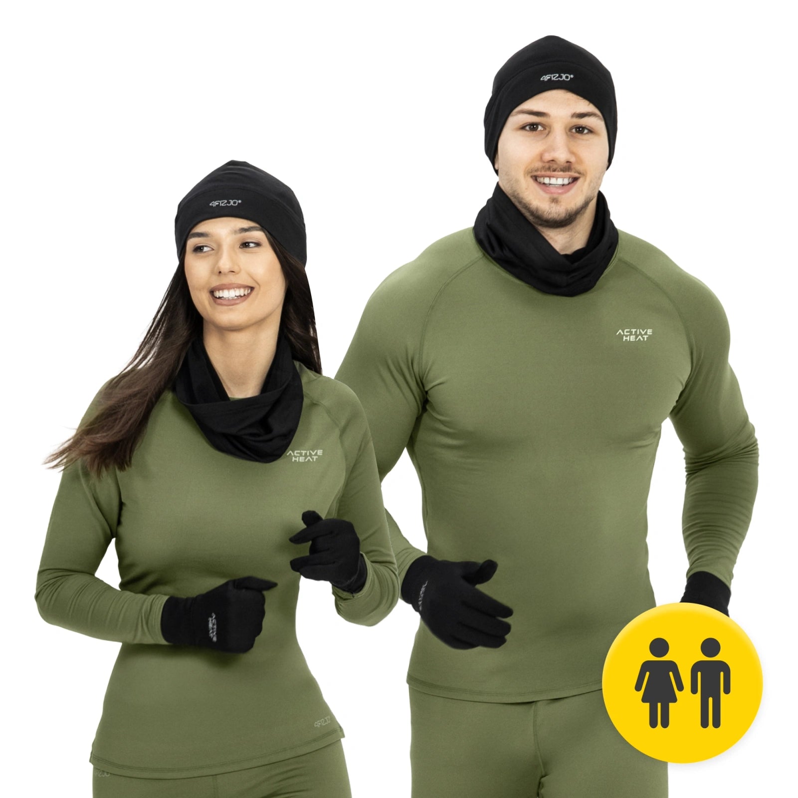 Zestaw termiczny unisex 3w1 - czapka + komin + rękawiczki L/XL