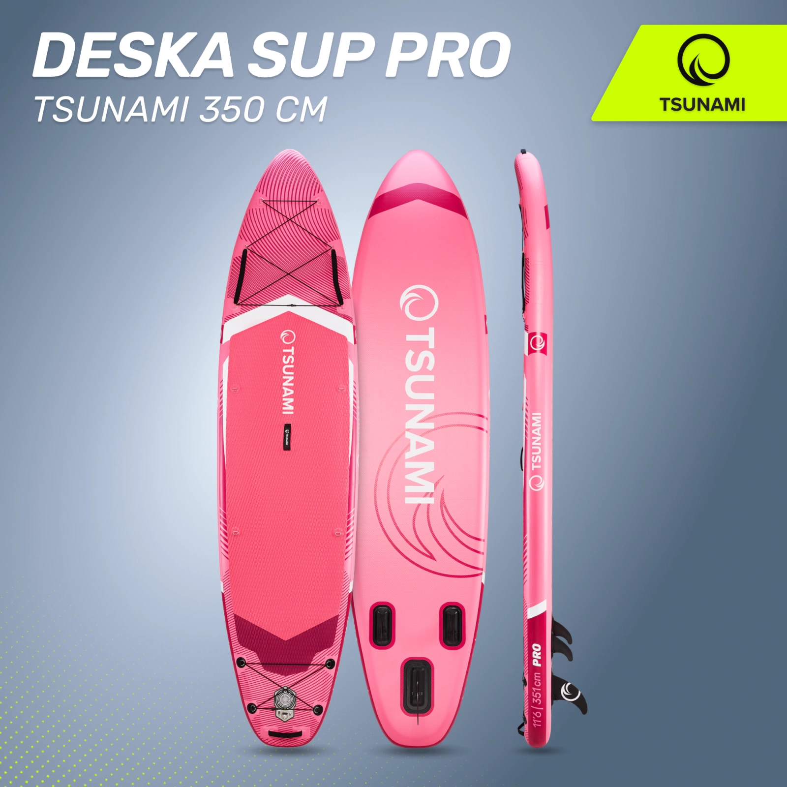 Deska SUP PRO  paddle board 350 cm T10