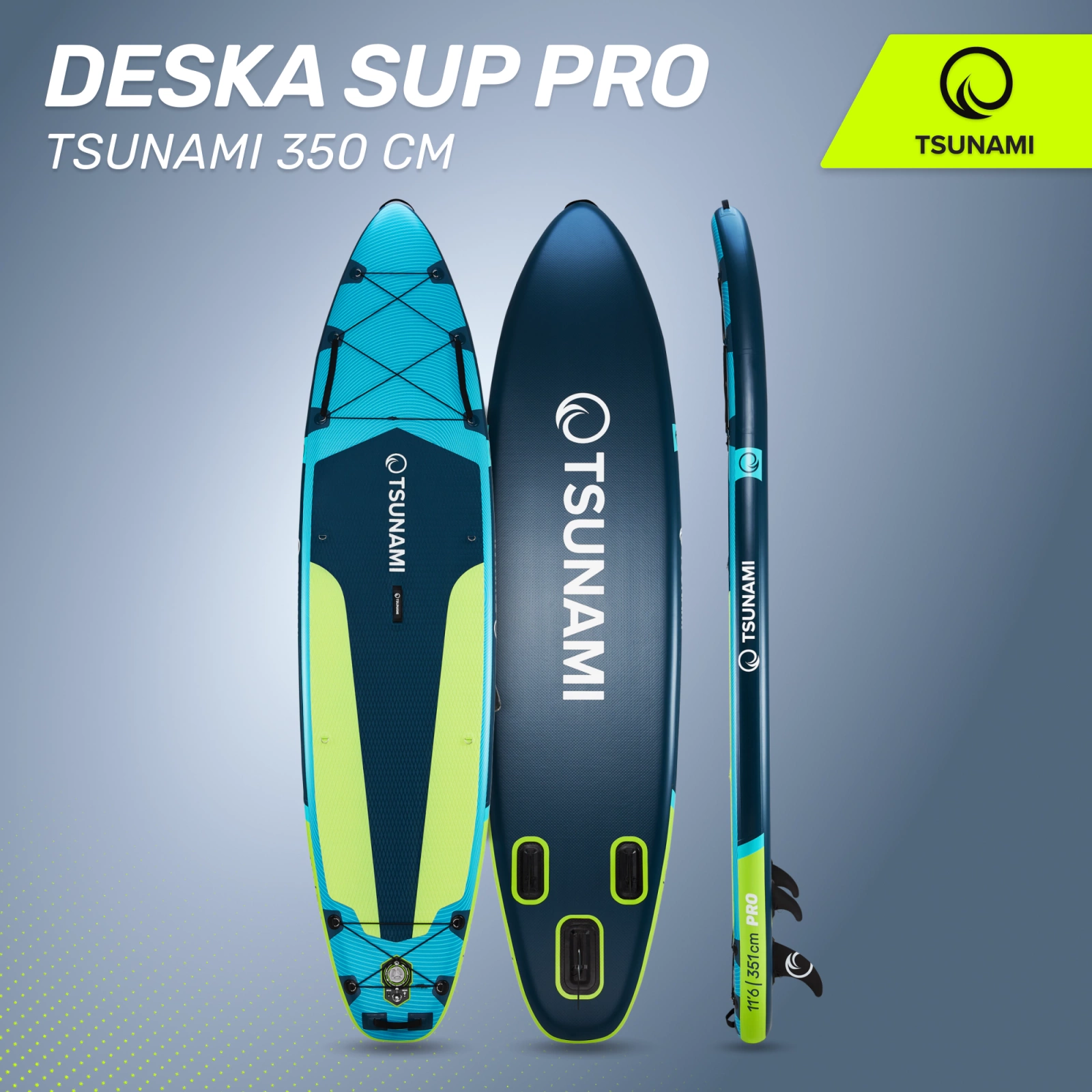 Deska SUP PRO  paddle board 350 cm T15