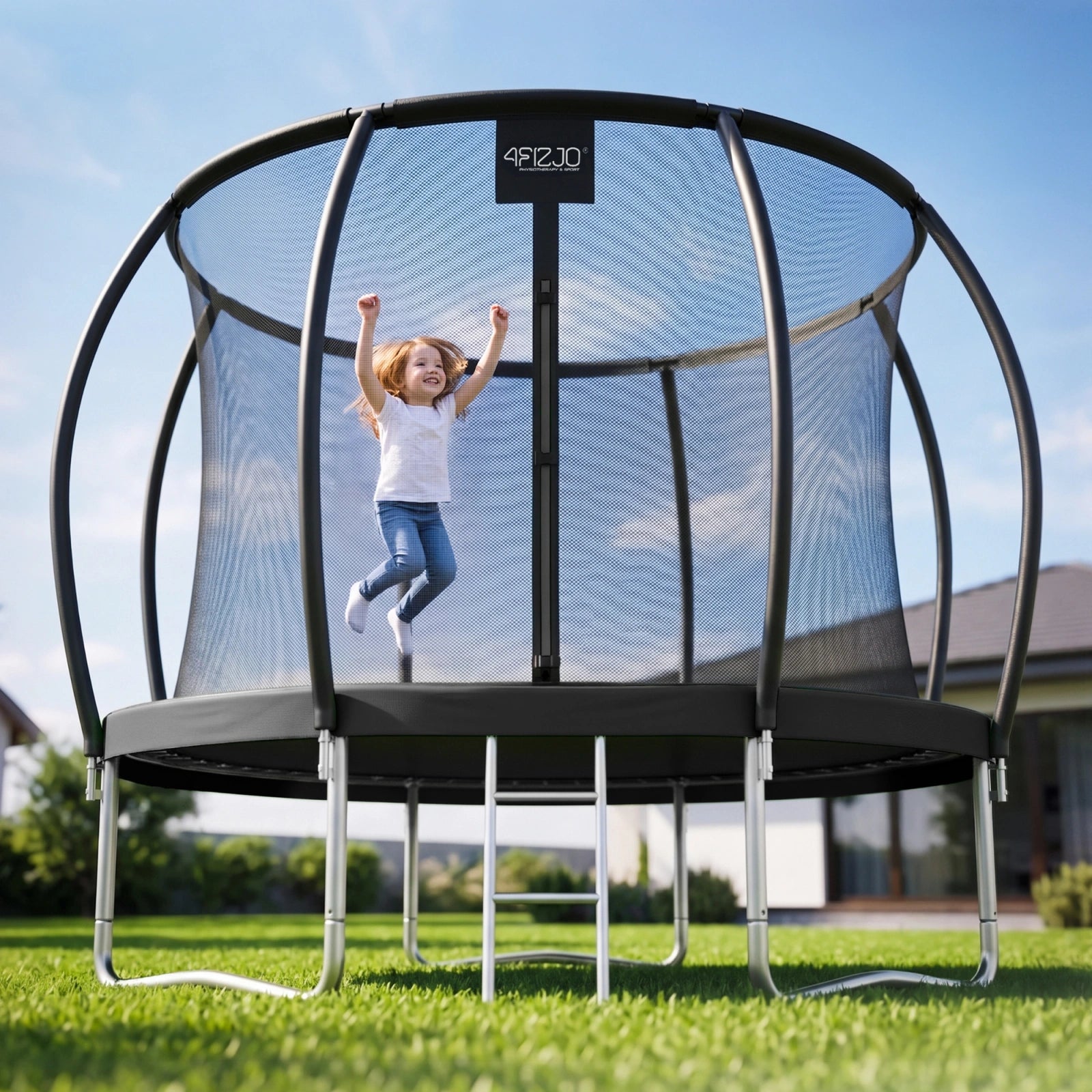 Trampolina ogrodowa dla dzieci PRO 252 cm 8FT
