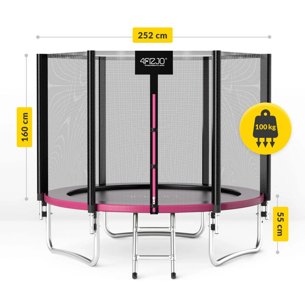 Trampolina ogrodowa dla dzieci CLASSIC 252cm 8FT