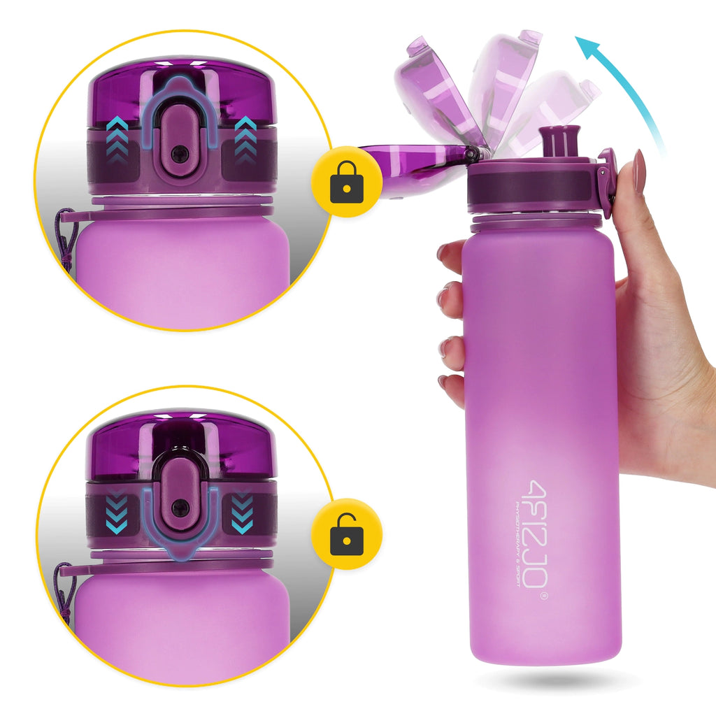 Butelka sportowa na wodę 650 ml niebieska
