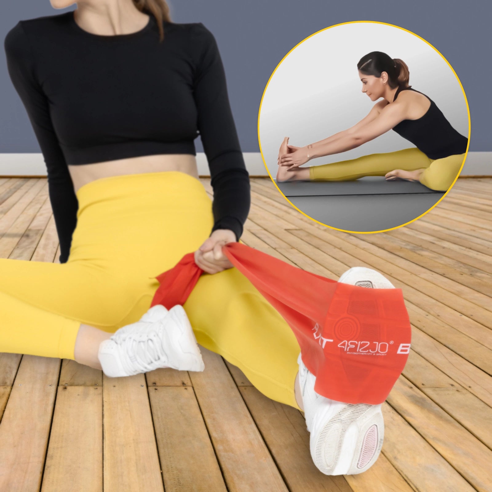Taśma rehabilitacyjna FLAT BAND 1-2 kg