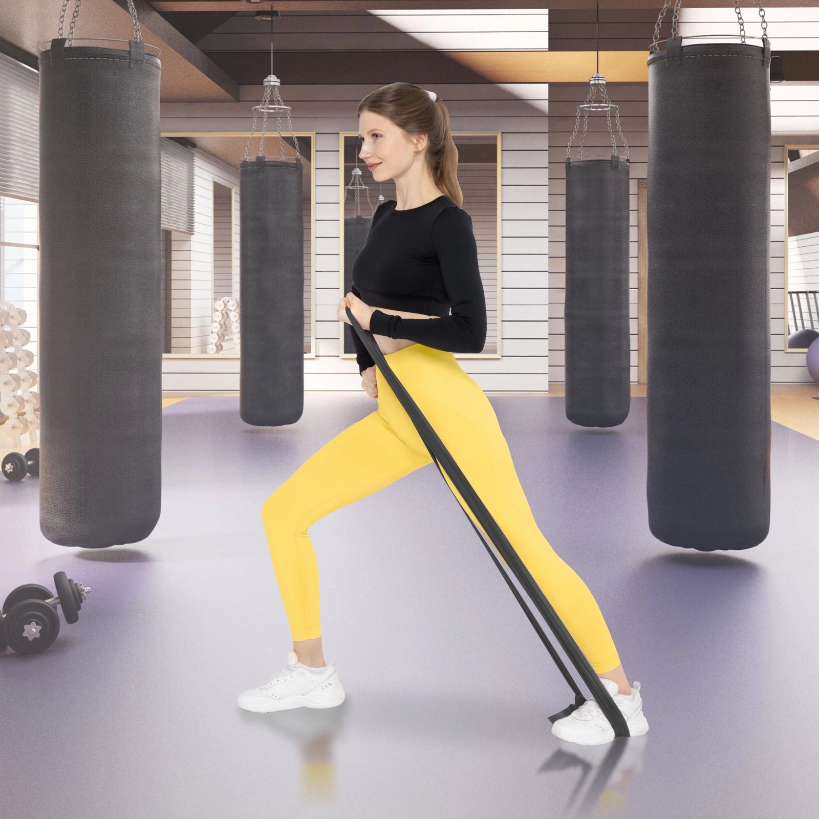 Taśma rehabilitacyjna FLAT BAND 1-2 kg