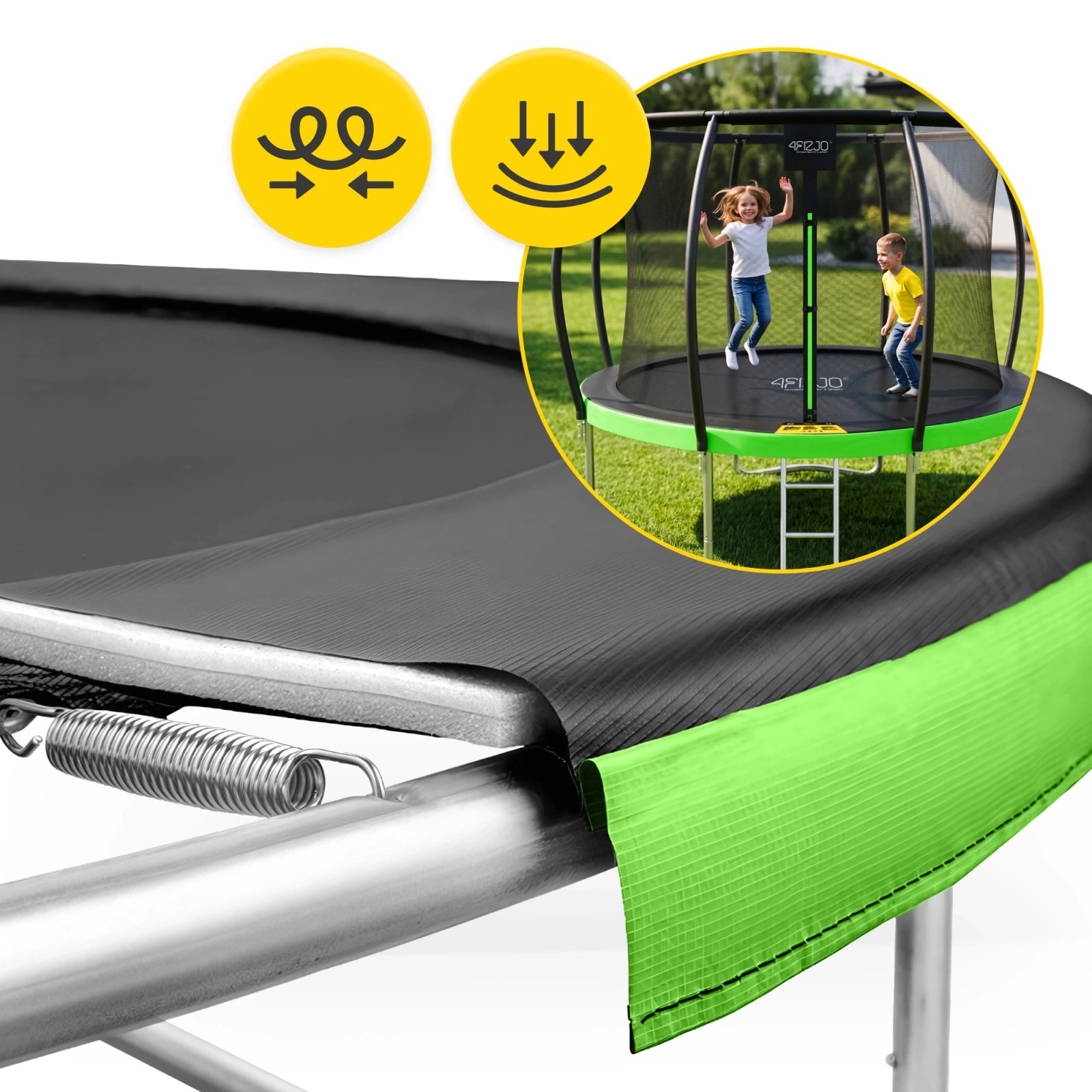 Trampolina ogrodowa dla dzieci PRO 312cm 10FT