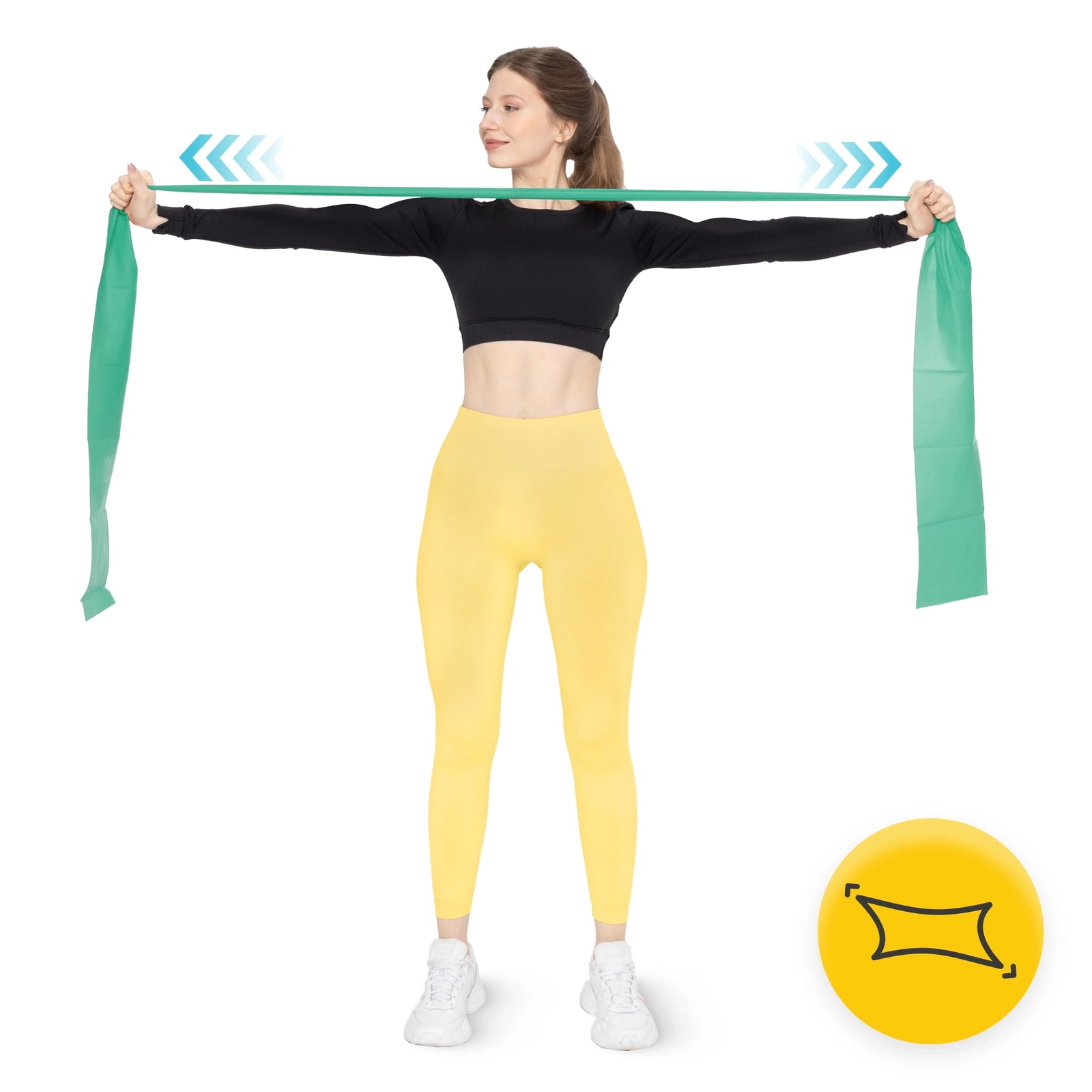 Taśma rehabilitacyjna FLAT BAND 1-2 kg