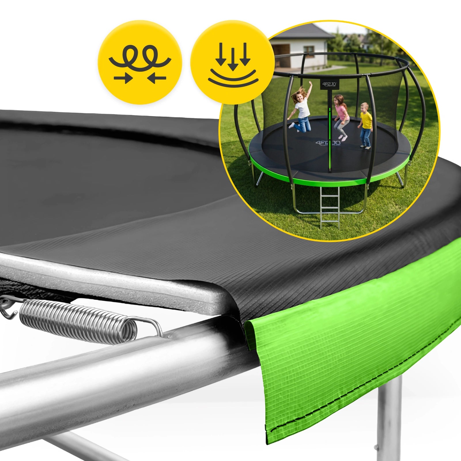 Trampolina ogrodowa dla dzieci PRO 435cm 14FT