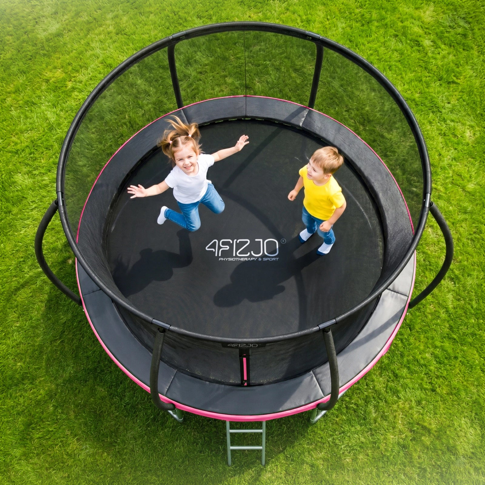 Trampolina ogrodowa dla dzieci PRO 252cm 8FT