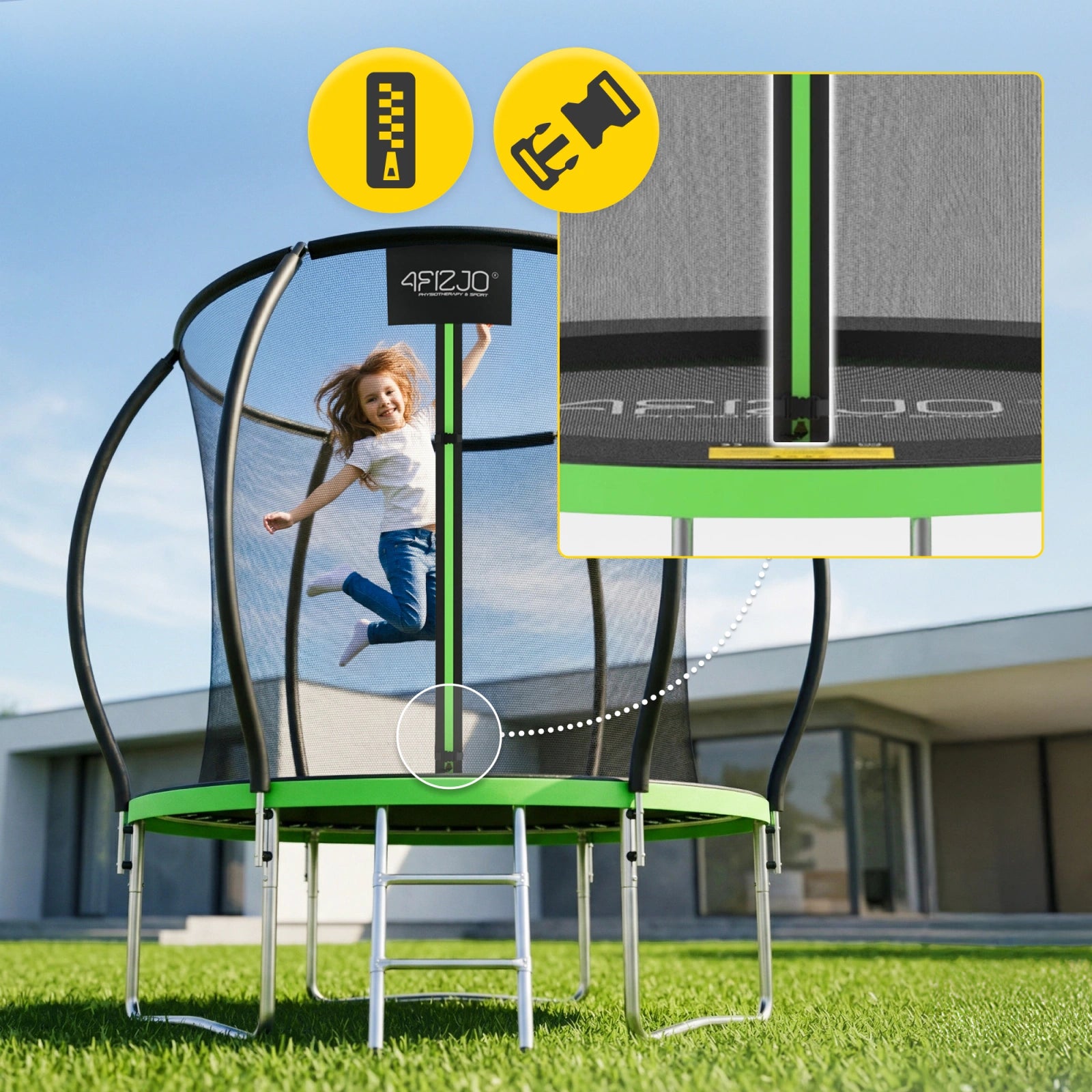 Trampolina ogrodowa dla dzieci PRO 183 cm 6FT
