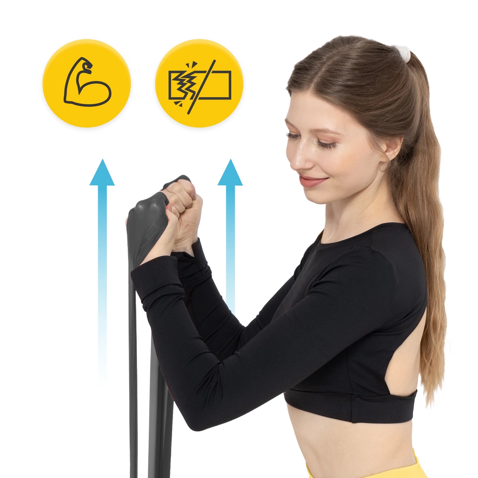 Taśma rehabilitacyjna FLAT BAND 1-2 kg